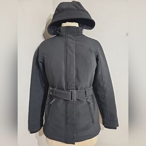 The North Face PrimaLoft Womens Black Belted‎ Insulated Softshell Jacket …